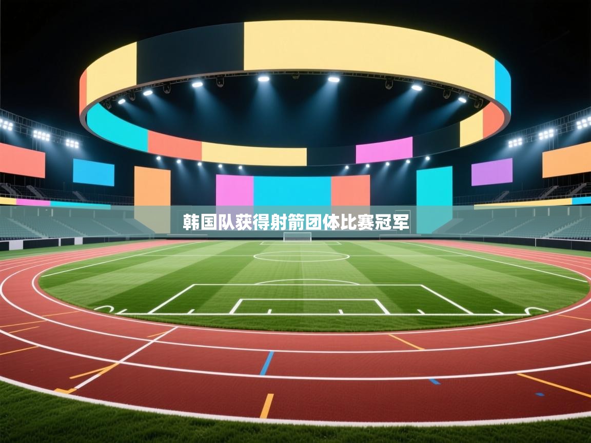 韩国队获得射箭团体比赛冠军  第1张