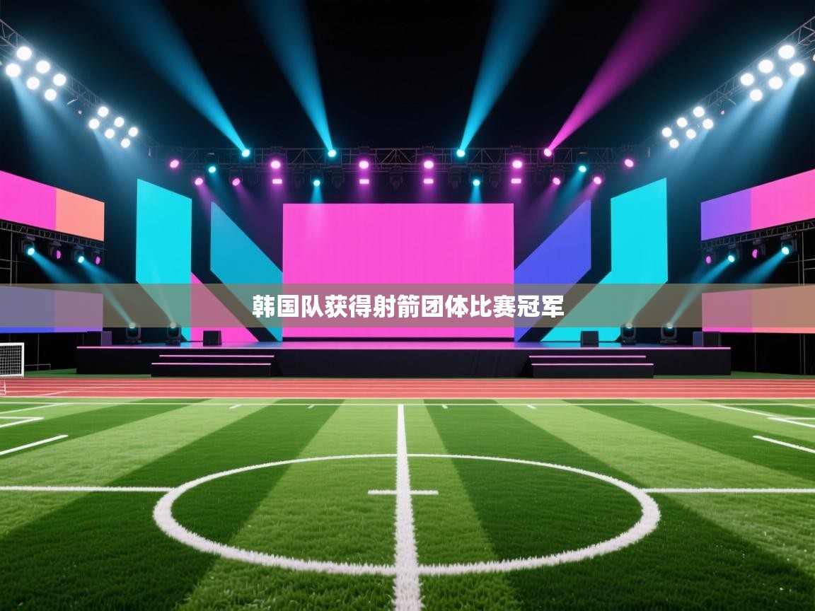 韩国队获得射箭团体比赛冠军  第2张